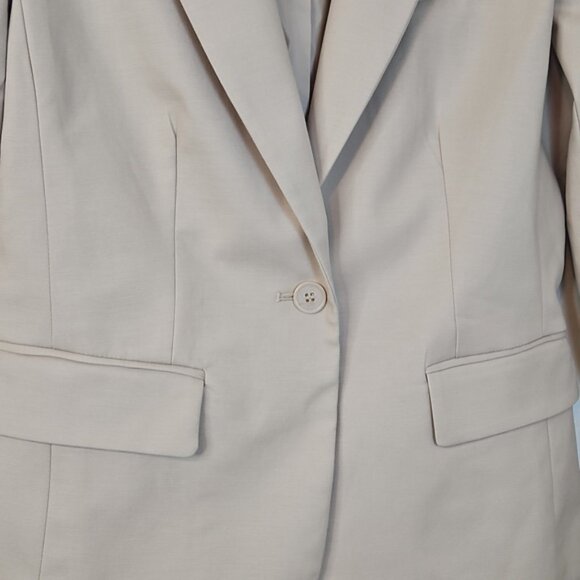 Calvin Klein Beige Blazer Women’s Size 4 - Picture 8 of 14
